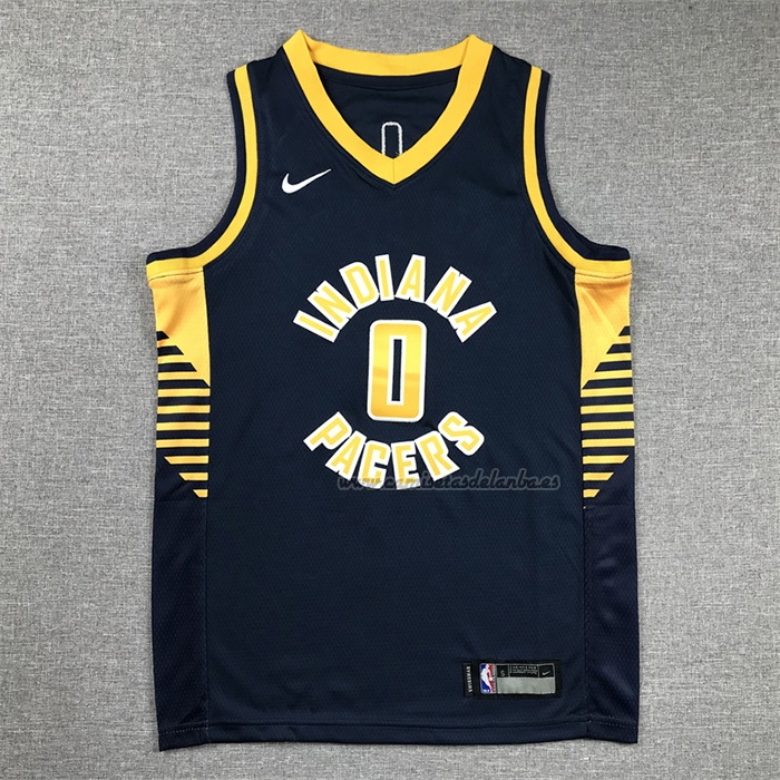 Camiseta Nino Indiana Pacers Tyrese Haliburton NO 0 Icon 2022-23 Azul
